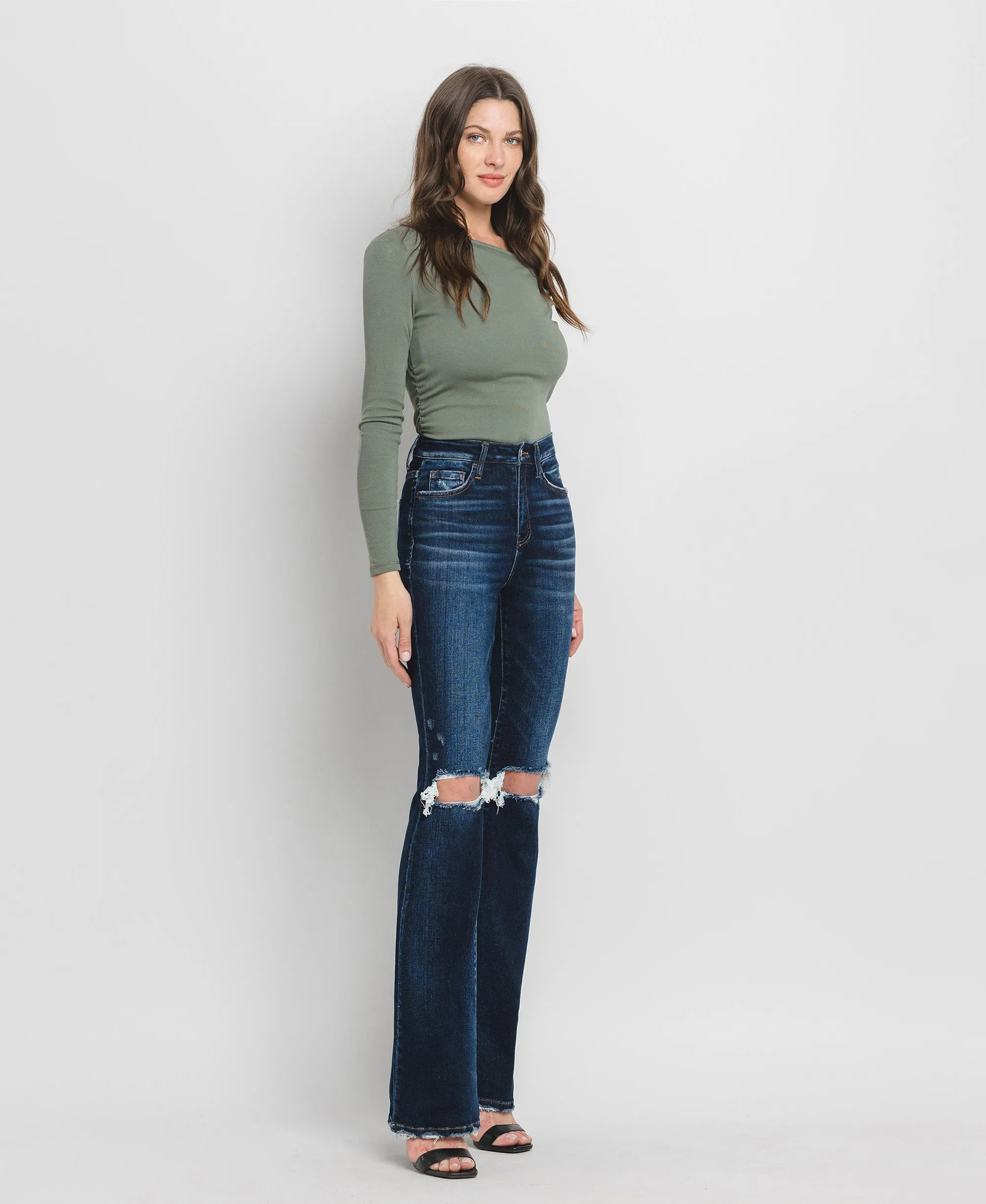 Friendly - High Rise Flare Jeans