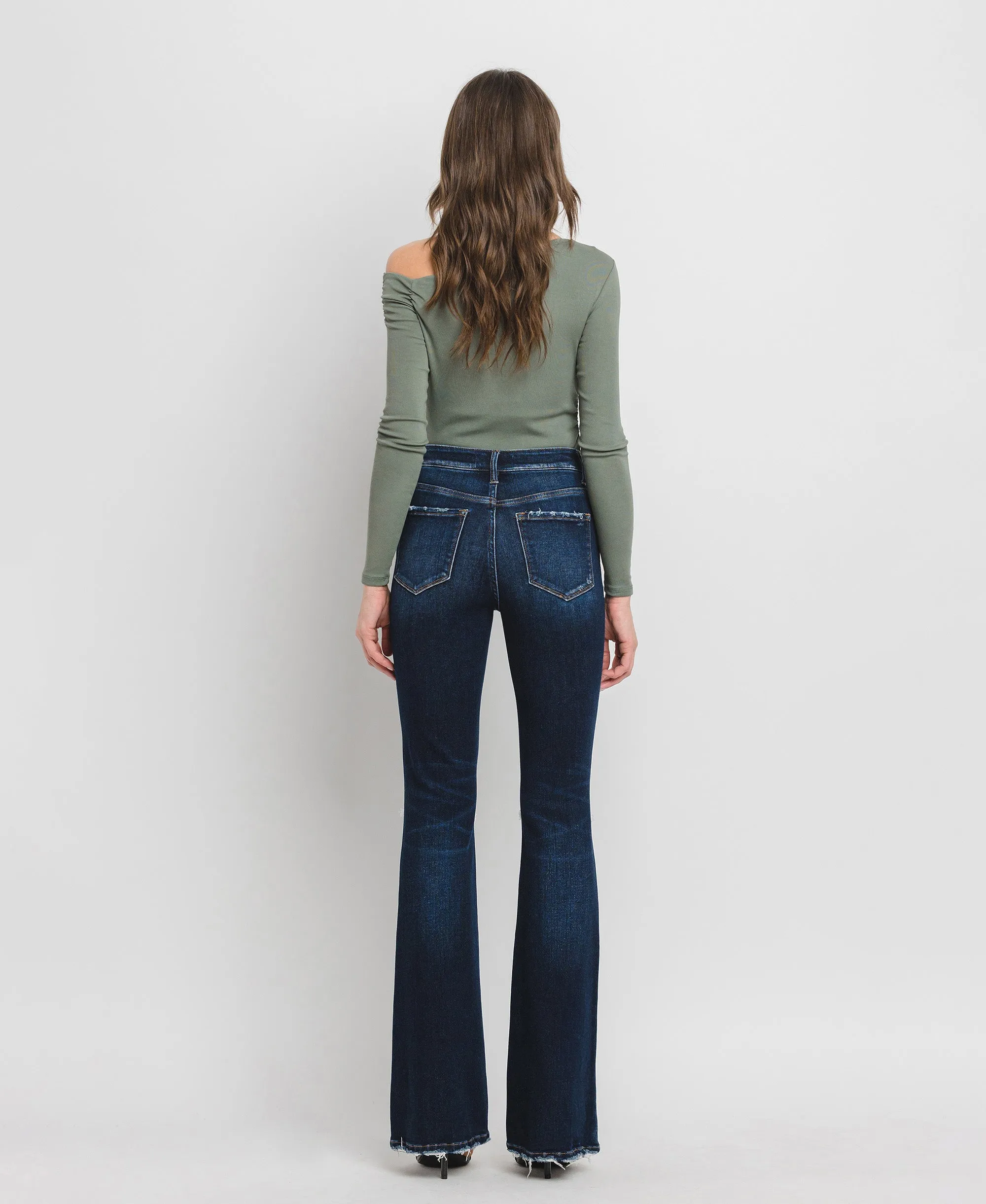 Friendly - High Rise Flare Jeans