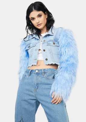 Full Of Moxie Cropped Denim Jacket