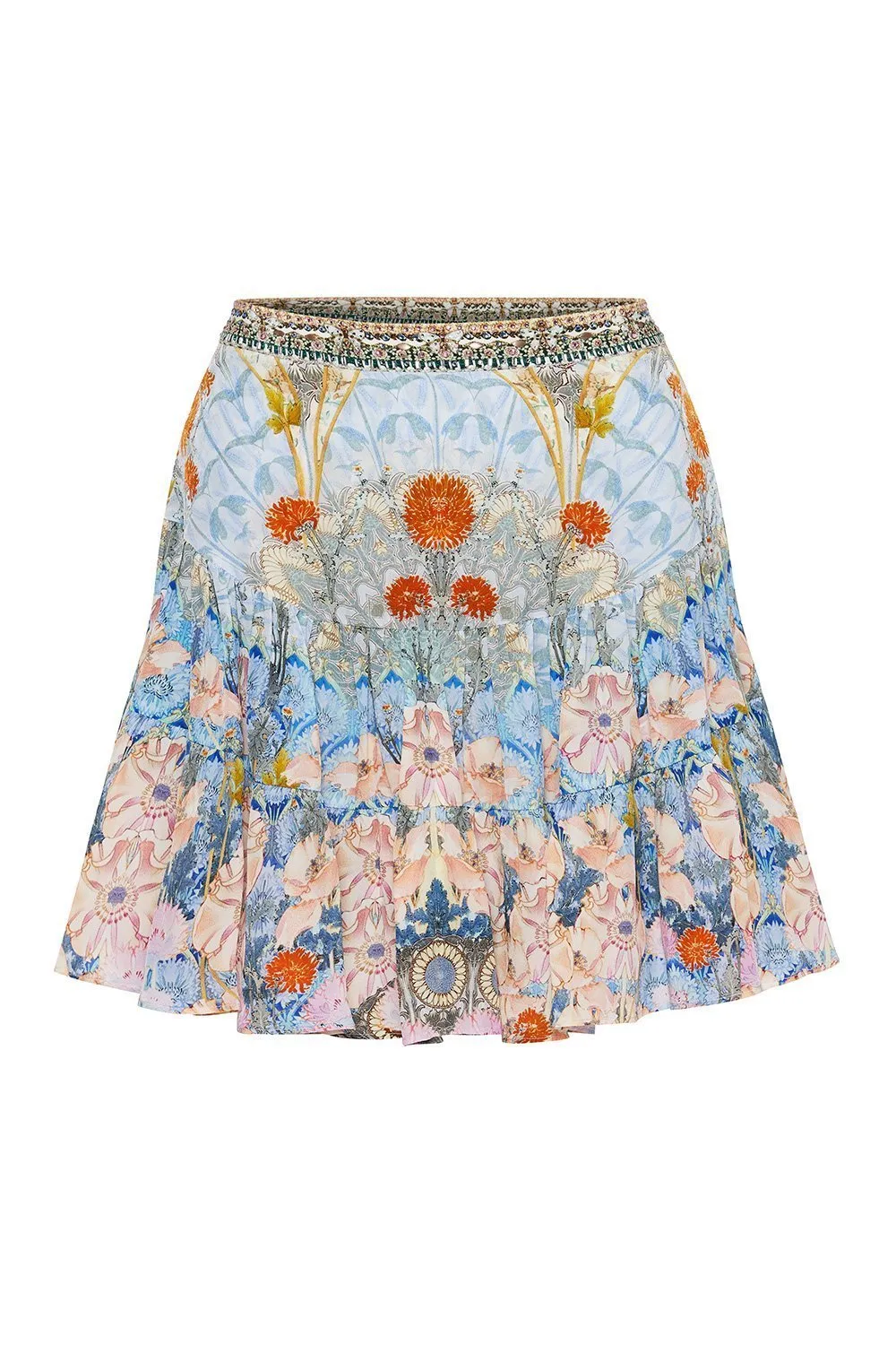 GATHERED PANEL MINI SKIRT MORRIS MUSE