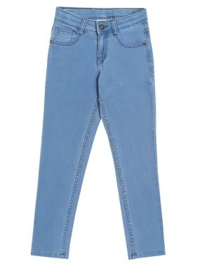 Girl Light Blue Jeans