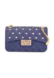 Girls Navy & Gold bag