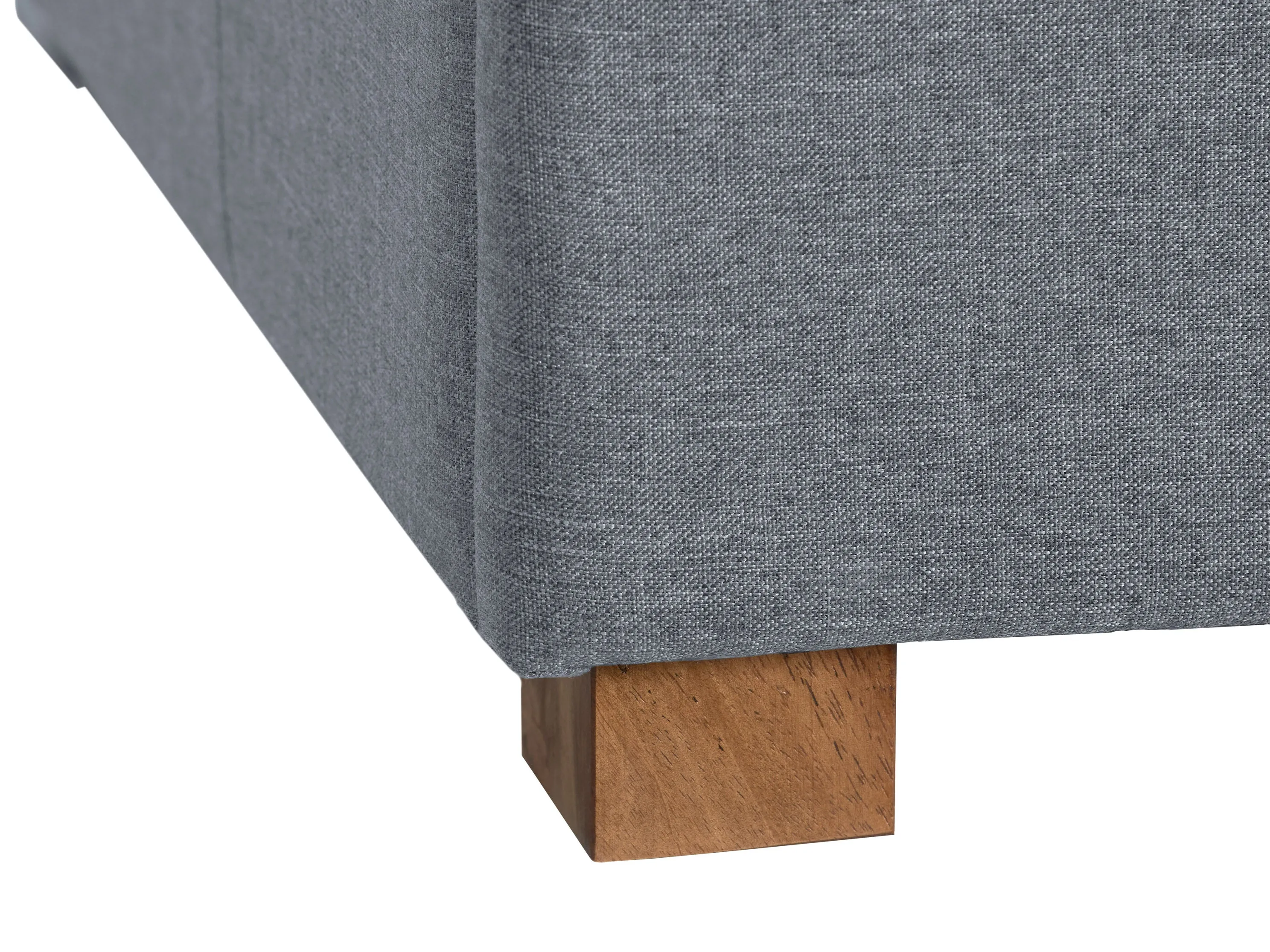 Grey Double Storage Ottoman