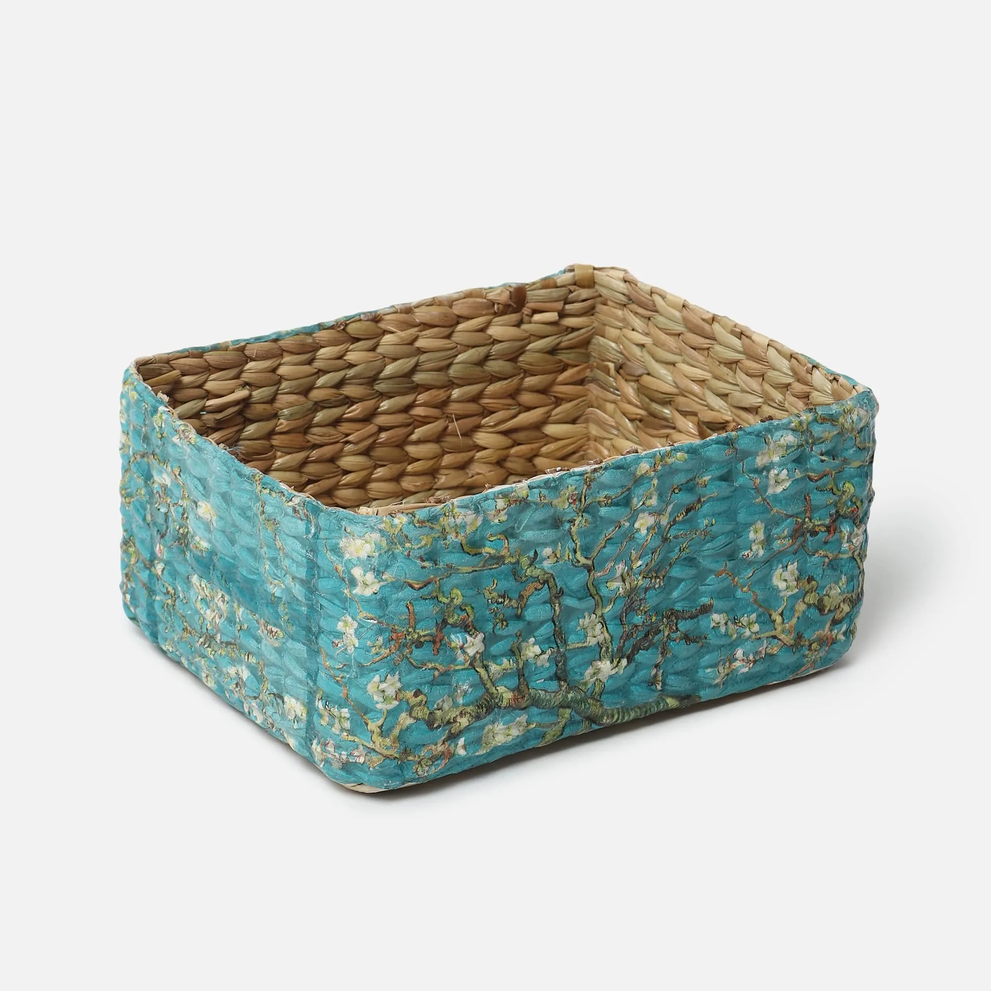 Habere India-All the Cultures Fabricating India Jute Storage Baskets | Cane or Bamboo Basket | Wicker Basket as Gift Hamper Basket | Rattan Wardrobe Basket (Multi Color 15)