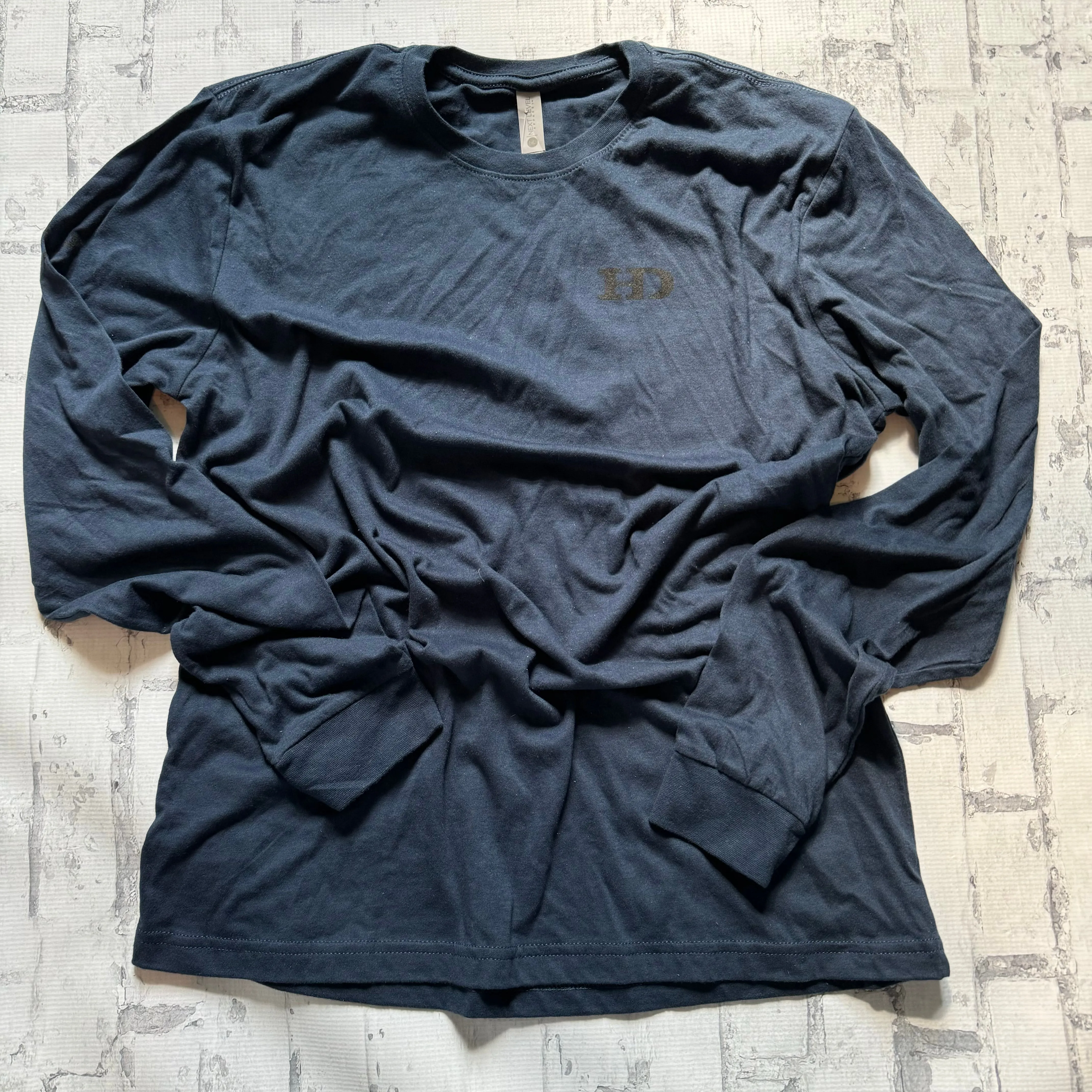 Hammer Down "Basic" Long Sleeve T-shirt - Navy