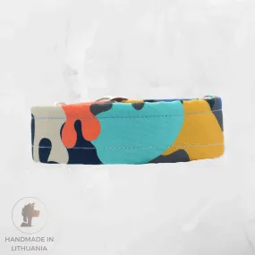 Handmade Dog Collar | Wonderland Camo | Width: 15-20-25-30-40-50 mm