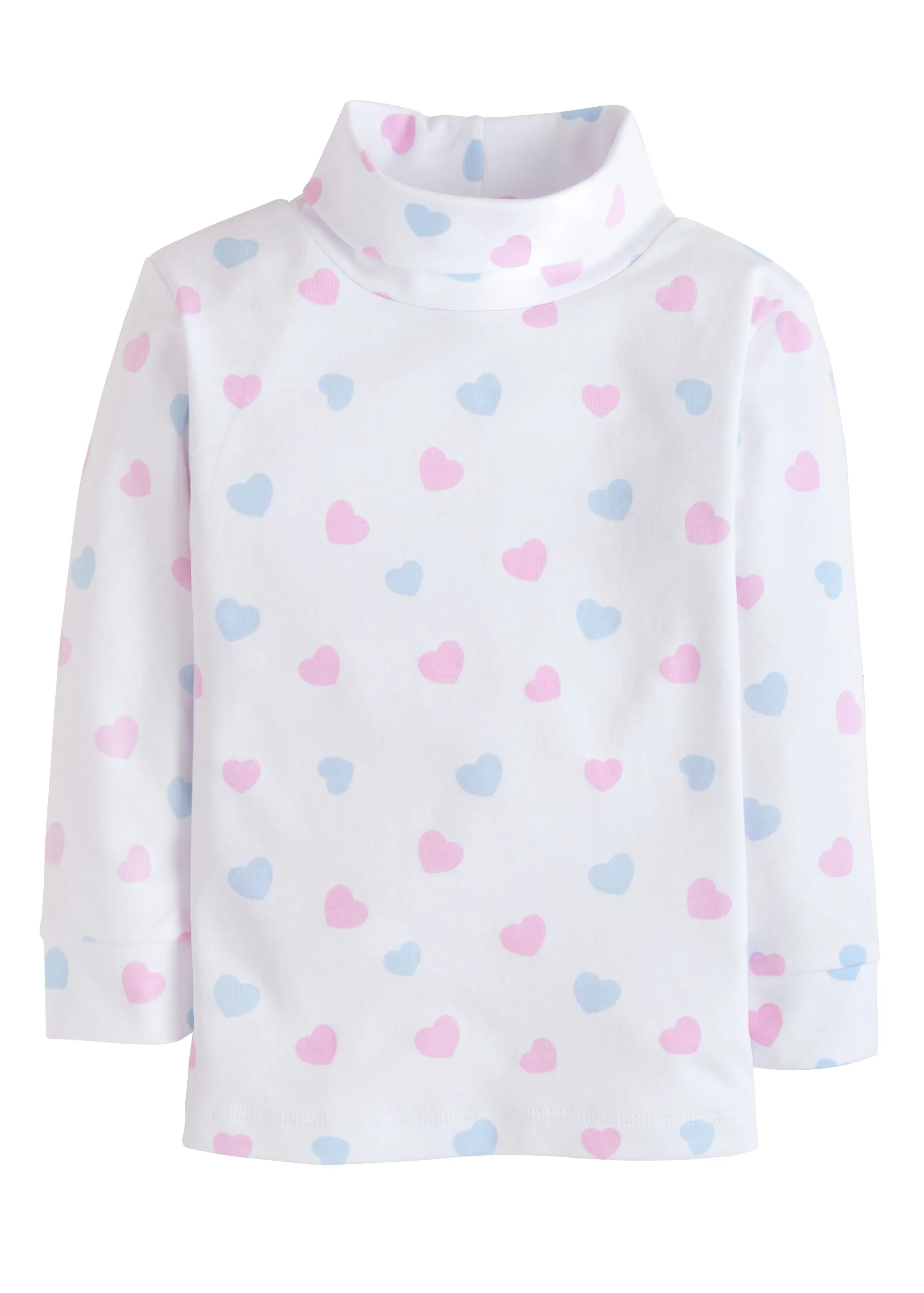 Hearts Printed Turtleneck Little English