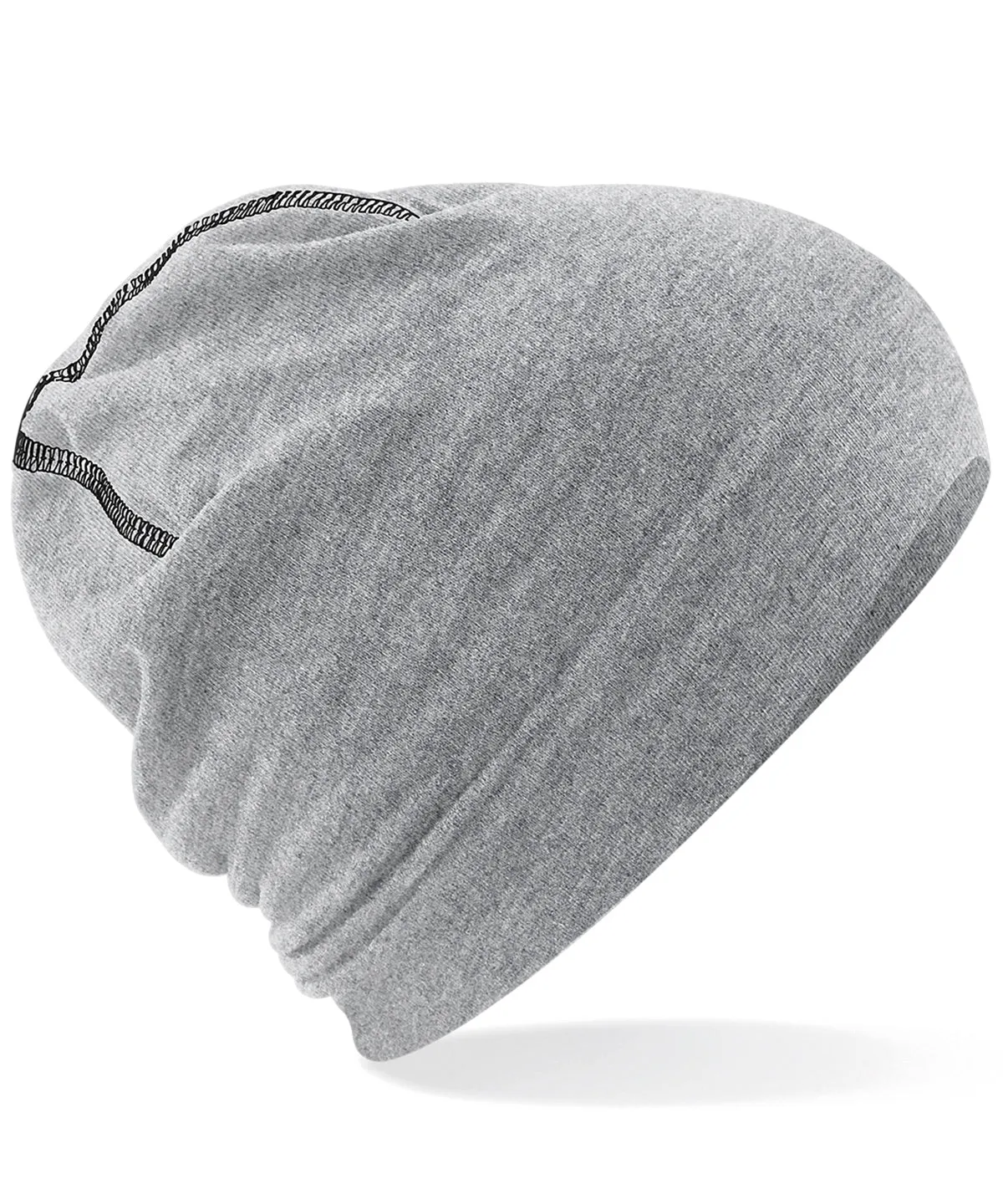 Hemsedal cotton beanie | Heather Grey/Black