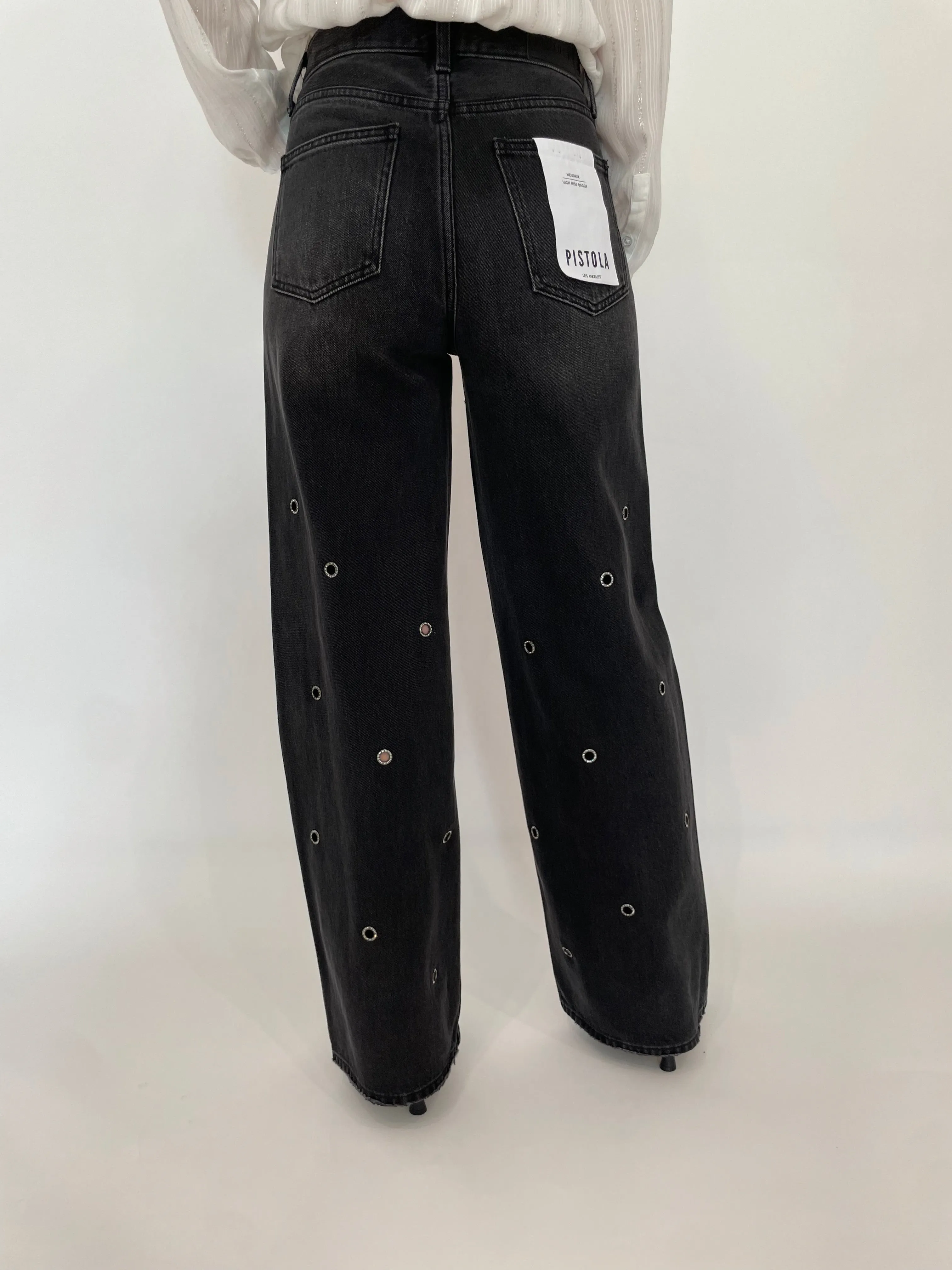 Hendrix High-Rise Baggy Jeans - Glamour