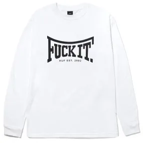 Huf Throwing Hands Long Sleeve T-Shirt - White