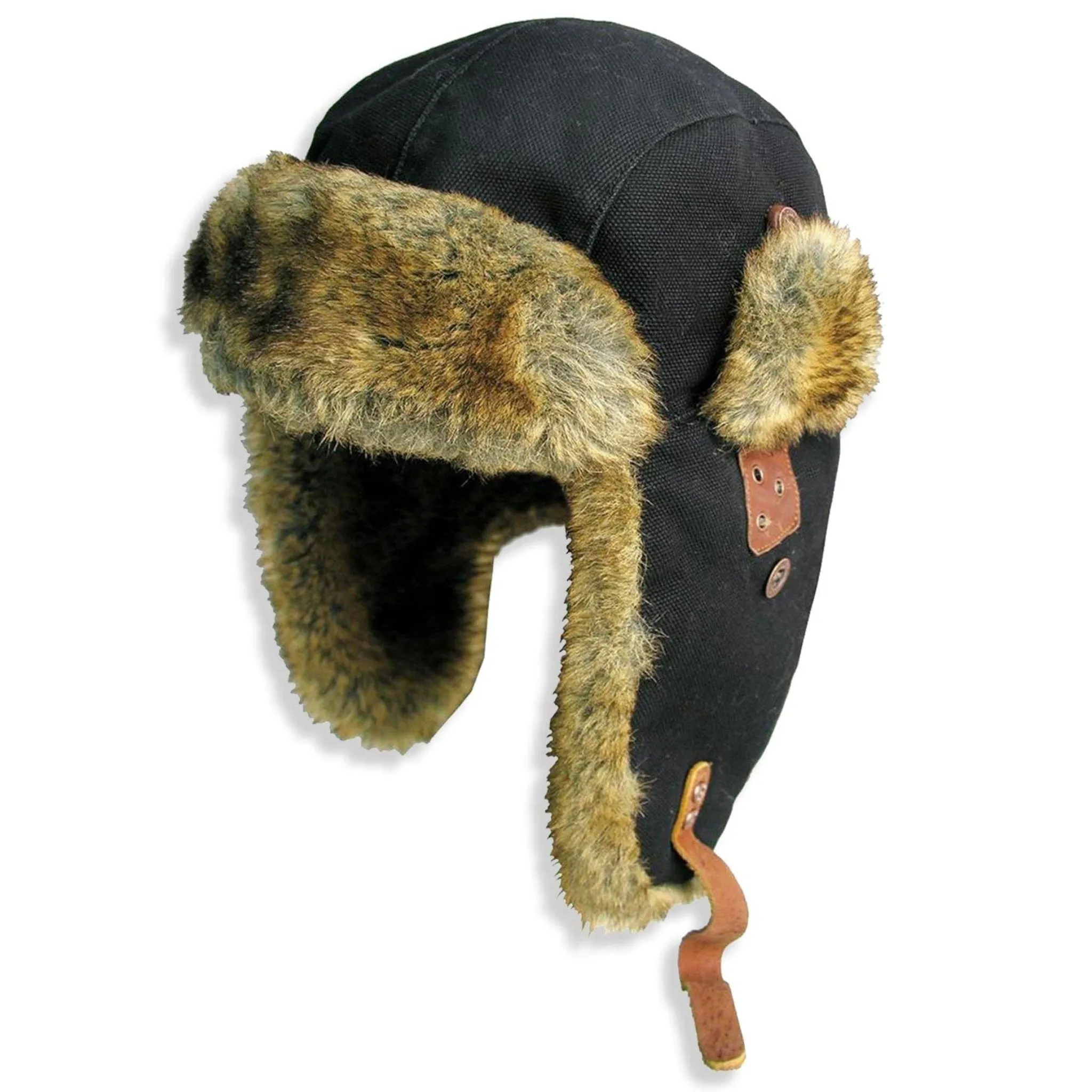 Huskie Canvas Aviator Hat