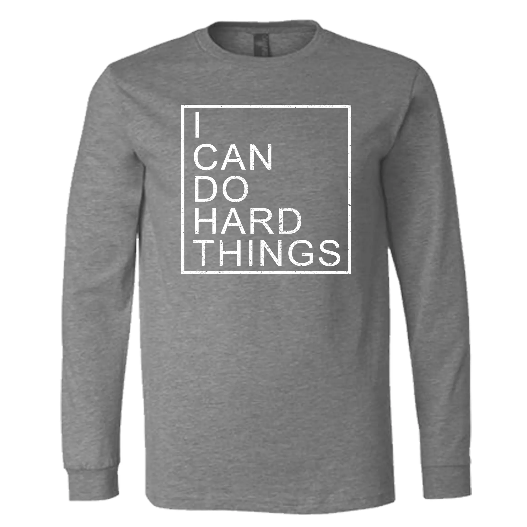 I Can Do Hard Things (Block) | Long Sleeve T-Shirts