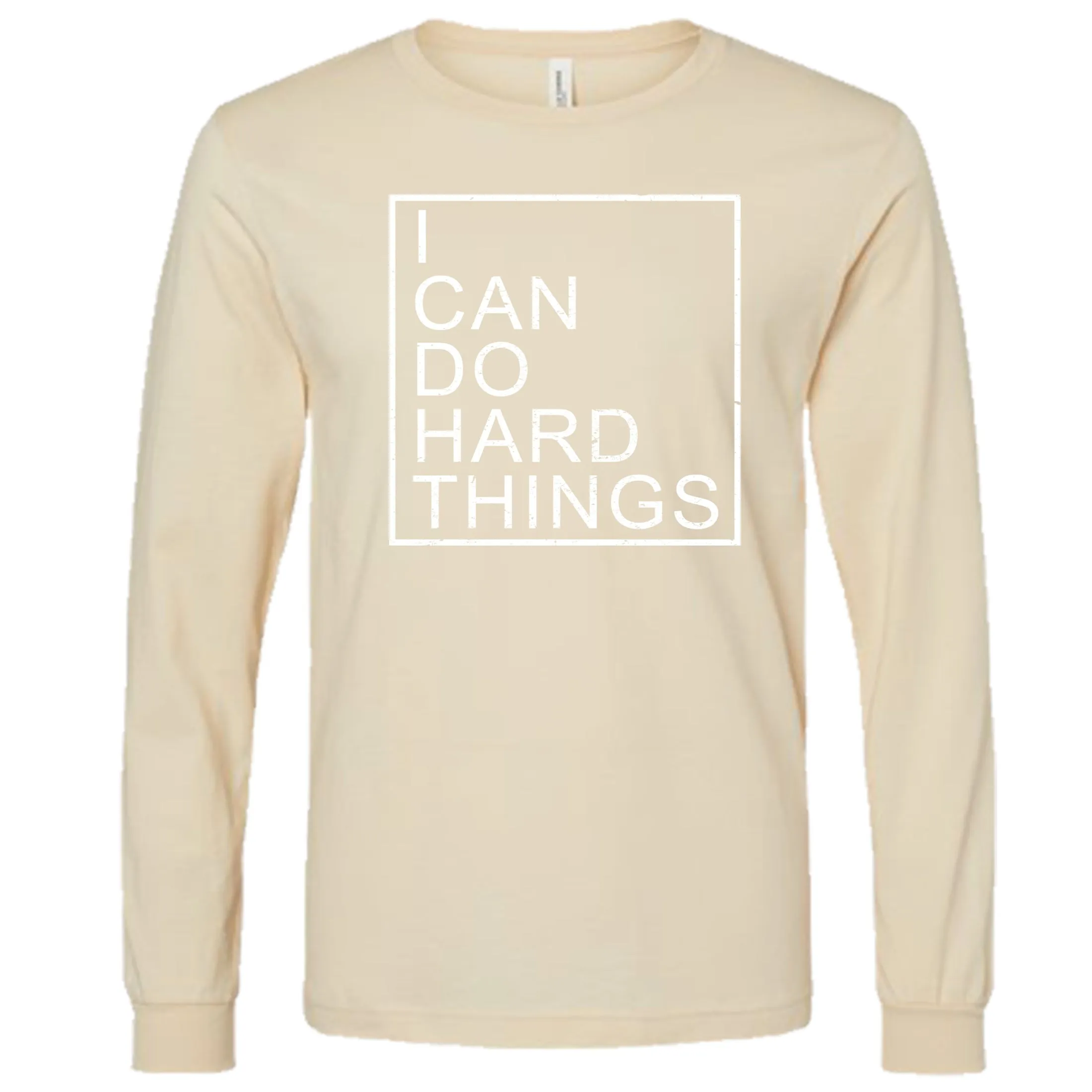 I Can Do Hard Things (Block) | Long Sleeve T-Shirts