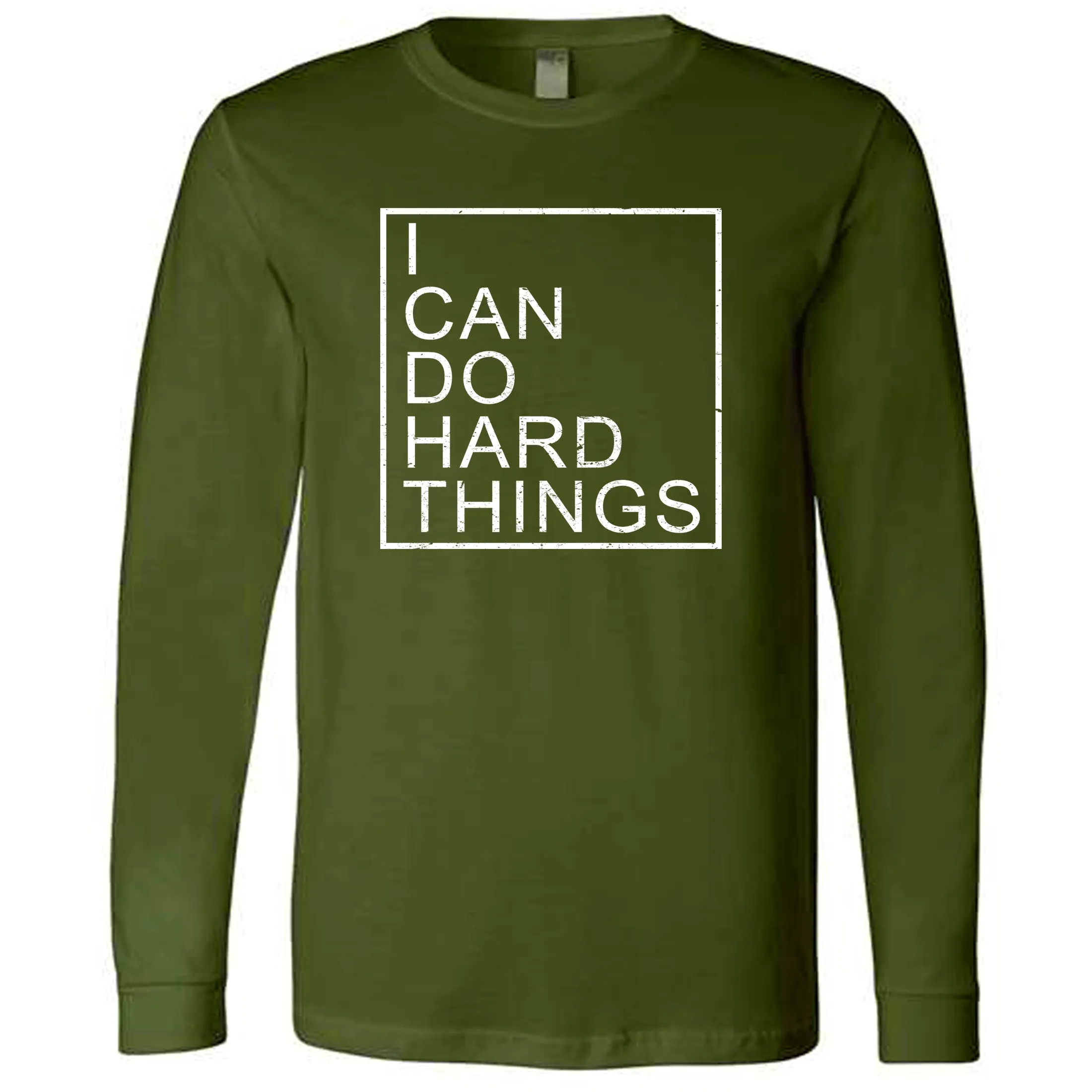 I Can Do Hard Things (Block) | Long Sleeve T-Shirts