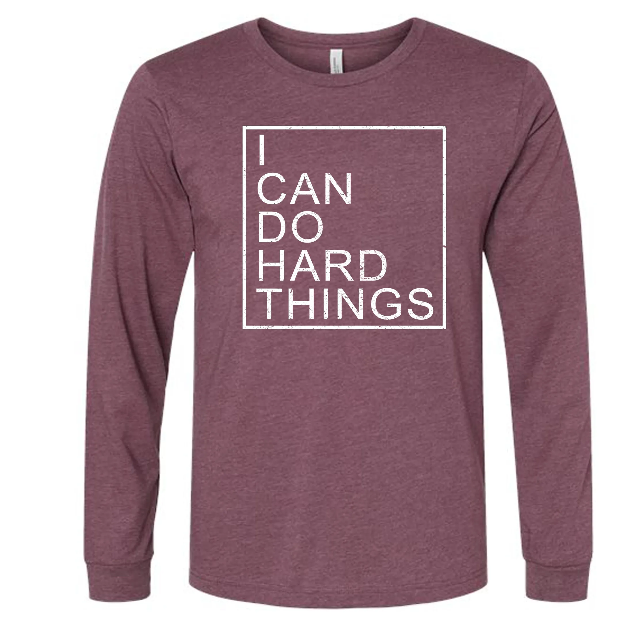 I Can Do Hard Things (Block) | Long Sleeve T-Shirts