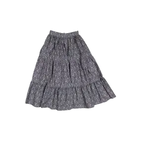 IMOGENE-LAYERED SKIRT W/SMOCK WAIST BAND-Paisley