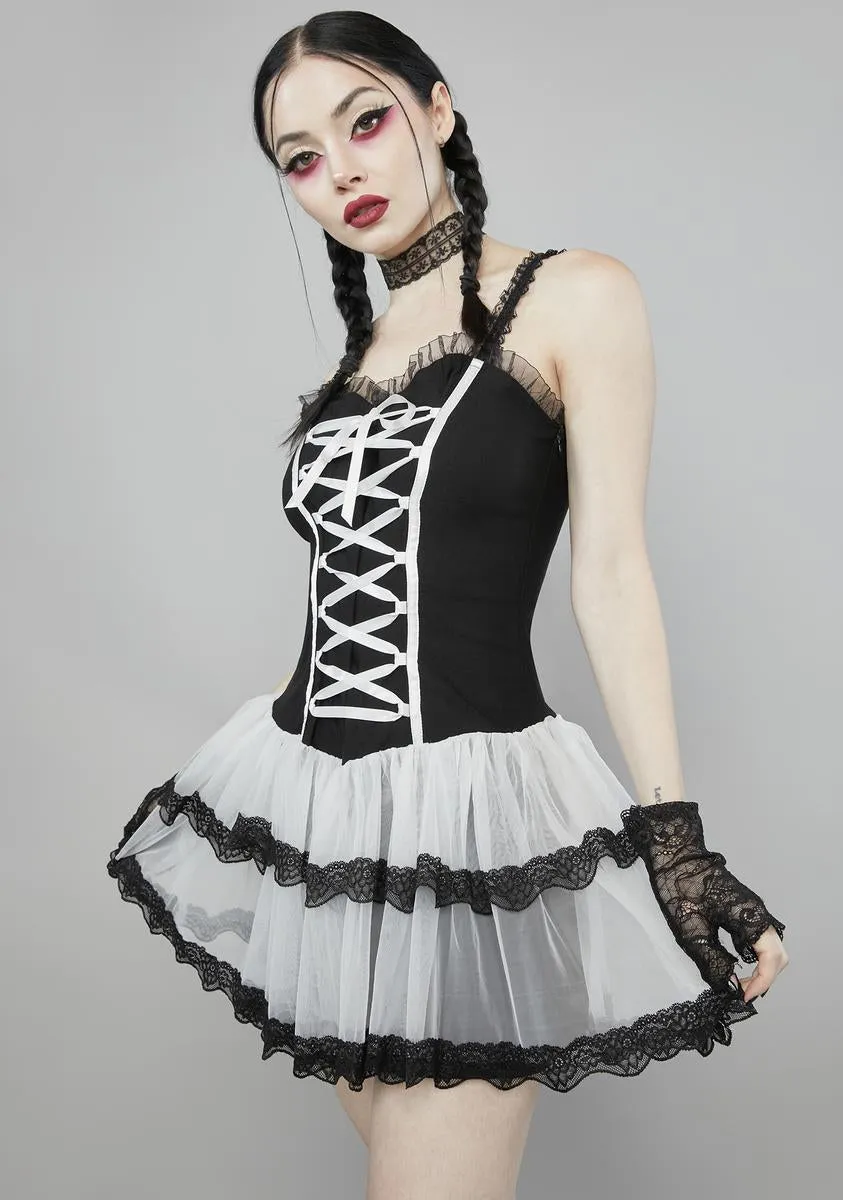 Ivory Bring Me To Life Corset Dress