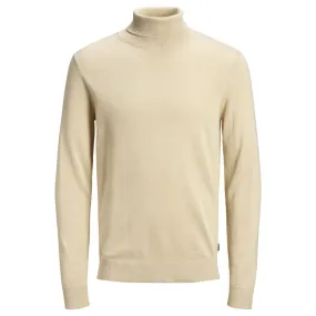 Jack Jones Beige Cotton Sweater