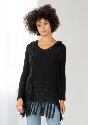 Jane Fringe Tunic Sweater