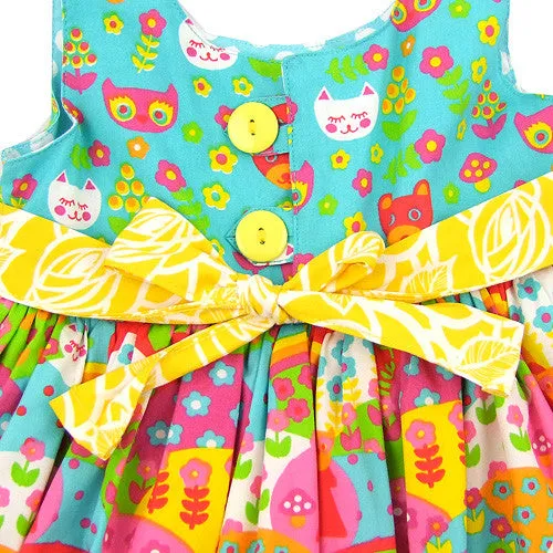 *Jelly the Pug* Girls Summer Dress V