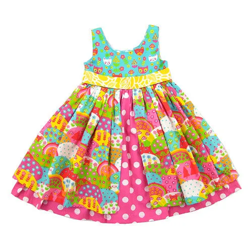 *Jelly the Pug* Girls Summer Dress V