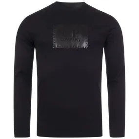 Jersey Long Sleeve Label Logo T-Shirt