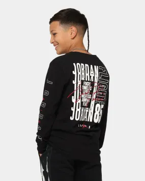 Jordan Kids' City To City Long Sleeve T-Shirt Black