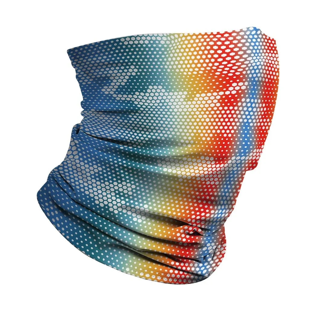 JUNK Rainbow Dot Winter Neck Gaiter