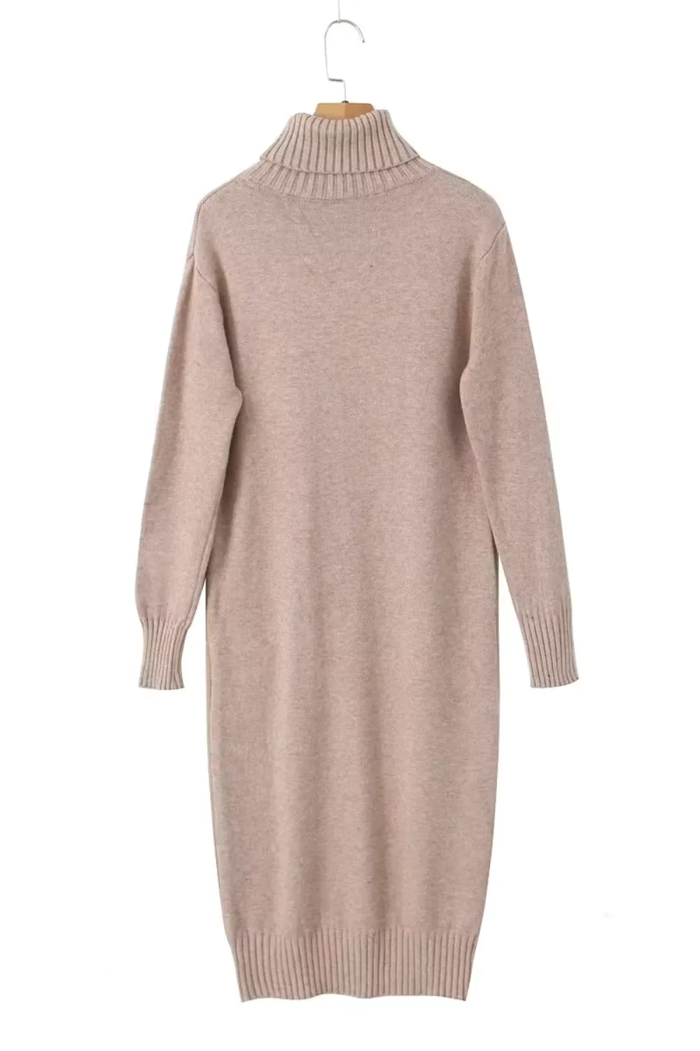 'Karla' Turtleneck Knitted Sweater Dress (3 Colors)