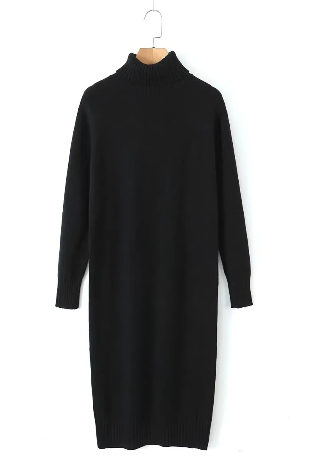 'Karla' Turtleneck Knitted Sweater Dress (3 Colors)