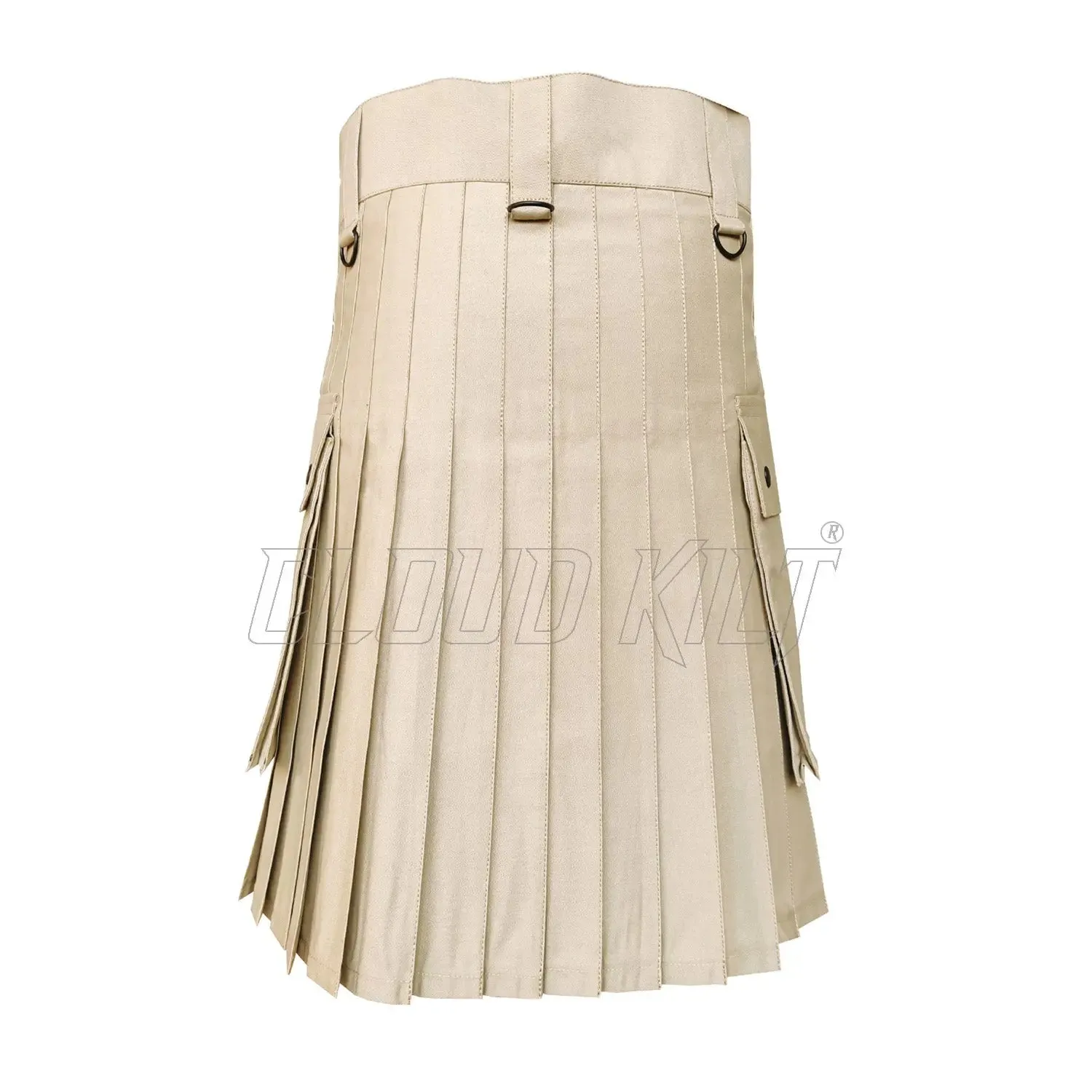 Khaki Utility Modern Deluxe Kilt