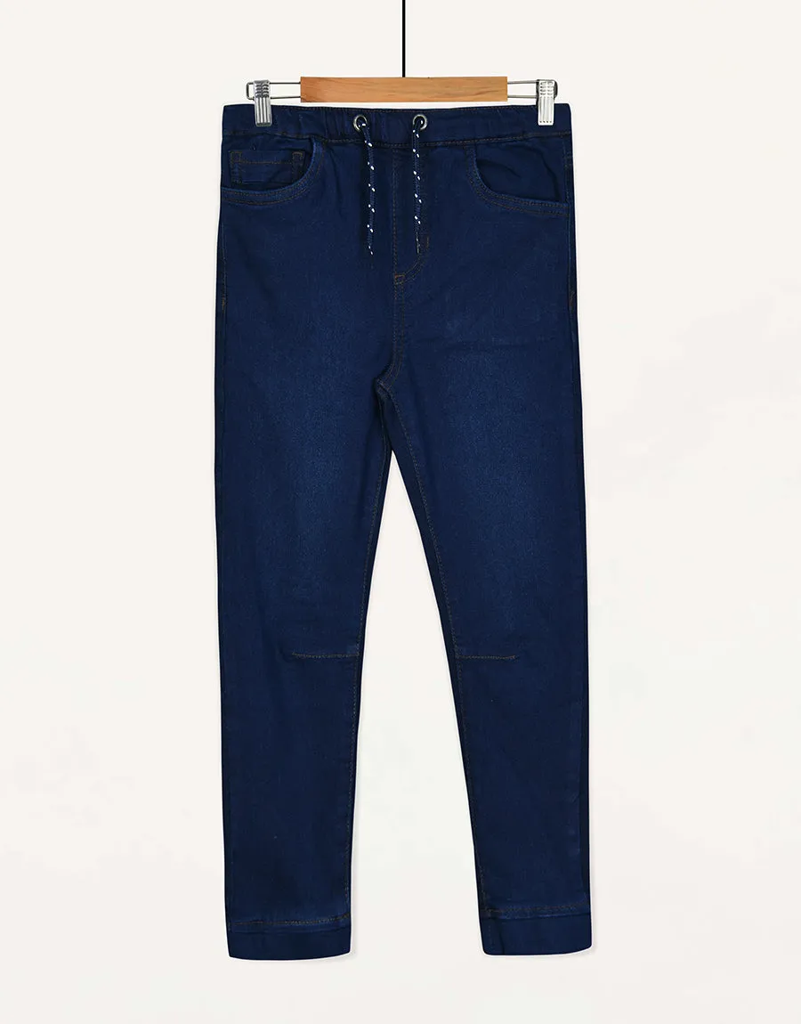 Kid's Denim Jeans Trouser-NAVY