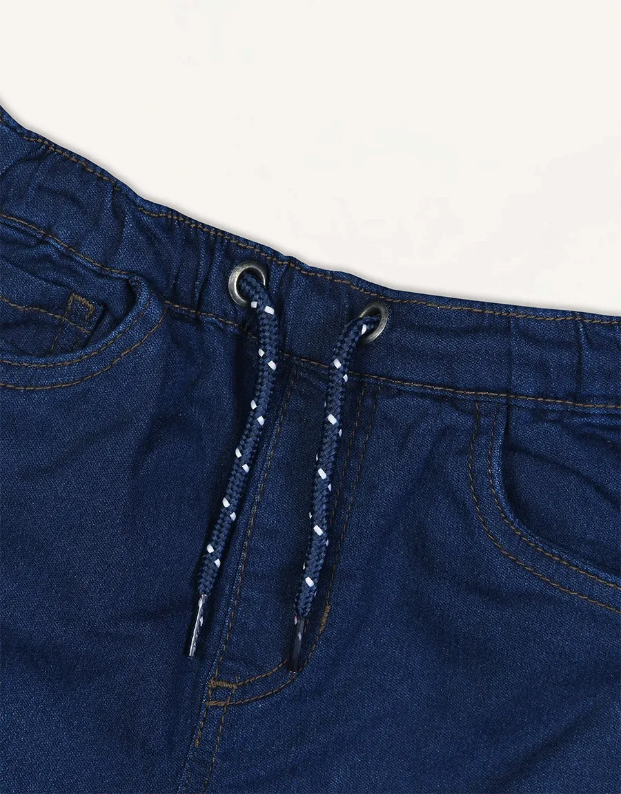 Kid's Denim Jeans Trouser-NAVY