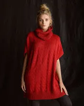 Knitting Pattern Mock Cable Tunic