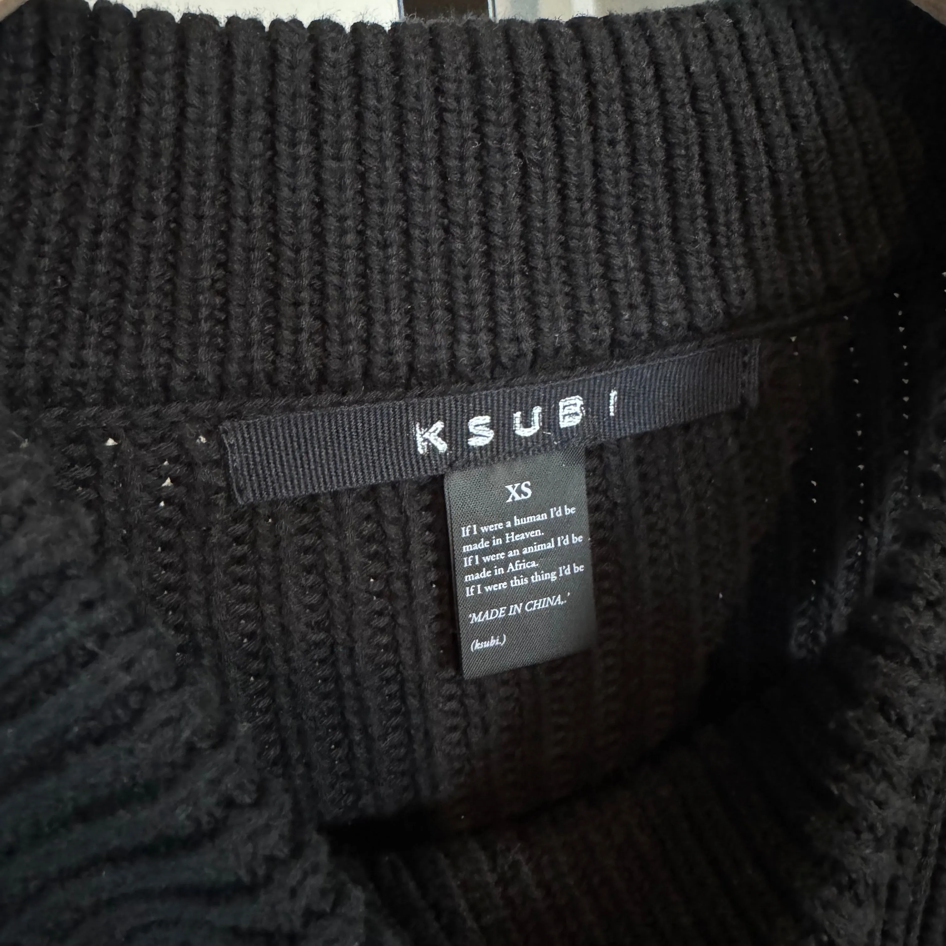 Ksubi Cutout Neckline Sweater