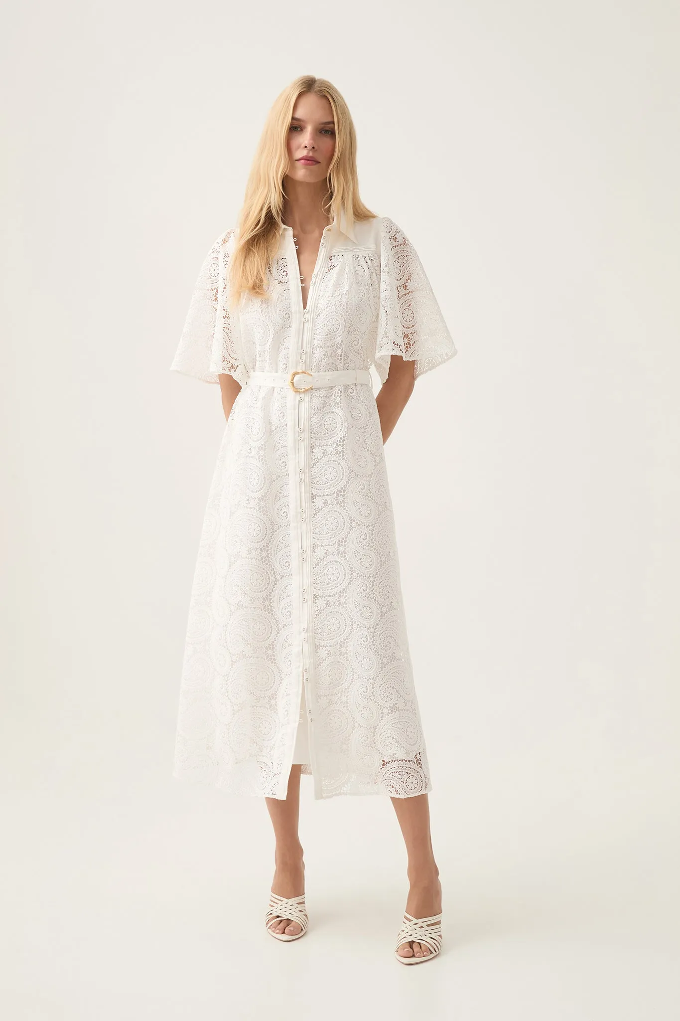 Laicey Paisley Midi Dress