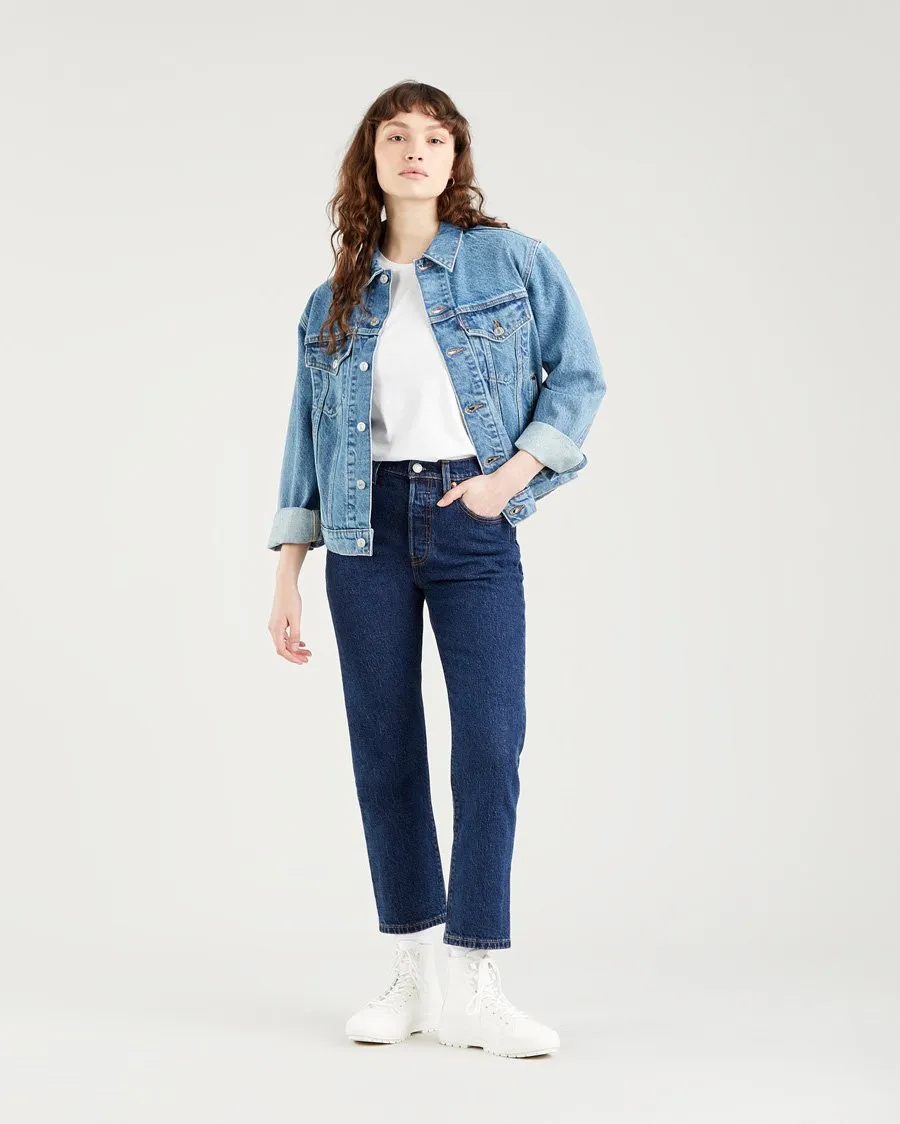 Levi's® Womens 501 Crop Jeans - Salsa Stonewash