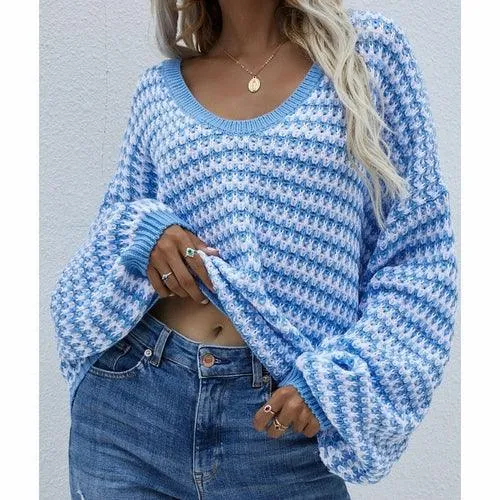 Long Sleeve Knitted Sweater