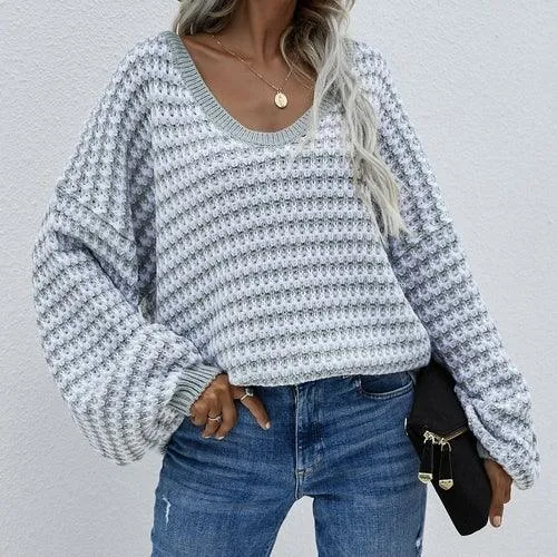 Long Sleeve Knitted Sweater