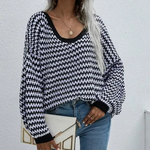 Long Sleeve Knitted Sweater