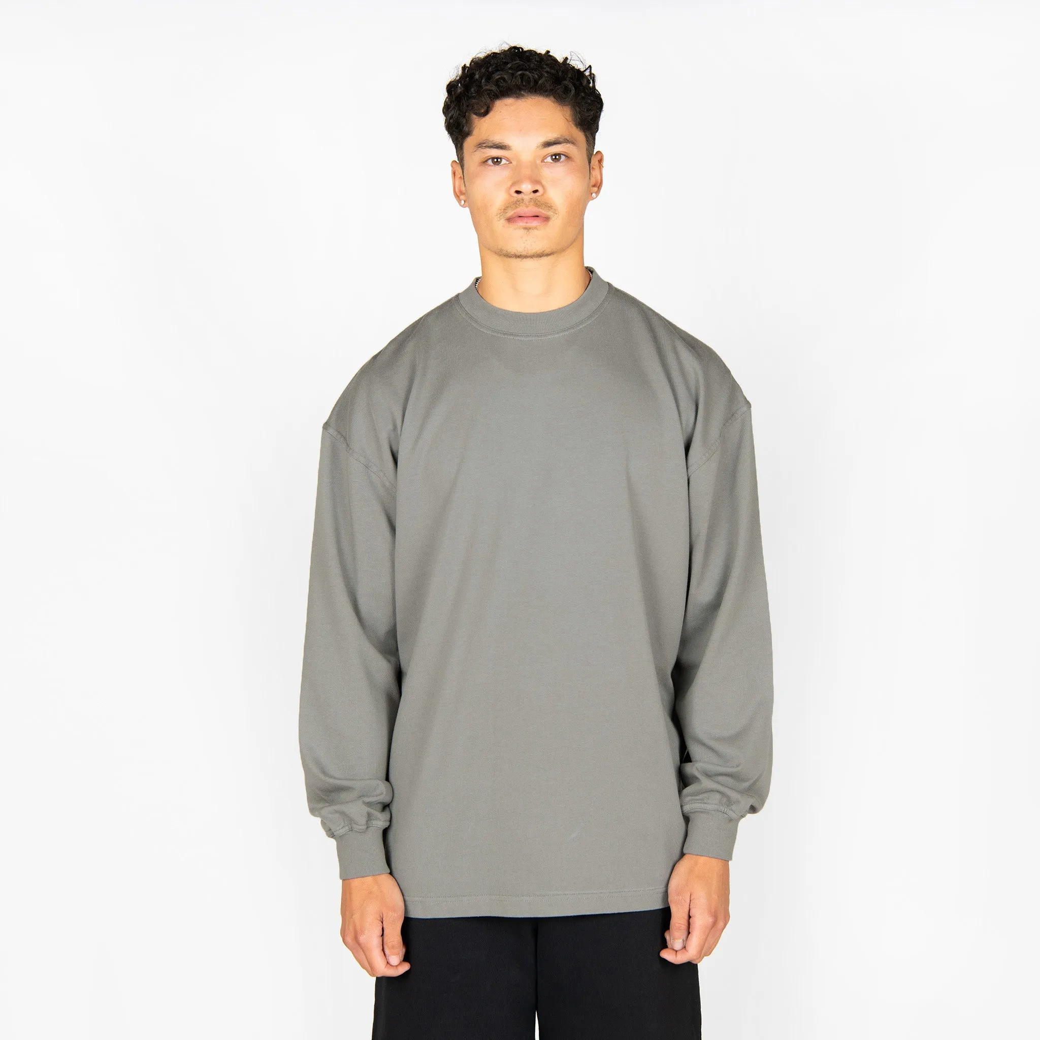 Long Sleeve T-Shirt - Fossil Grey