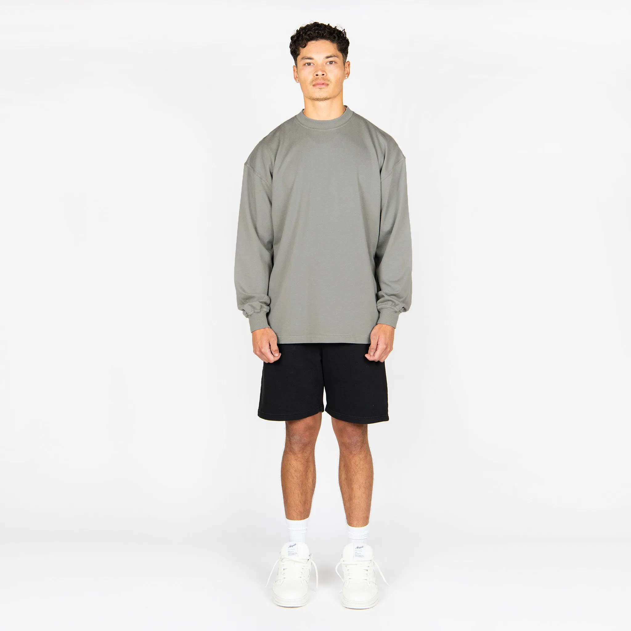 Long Sleeve T-Shirt - Fossil Grey