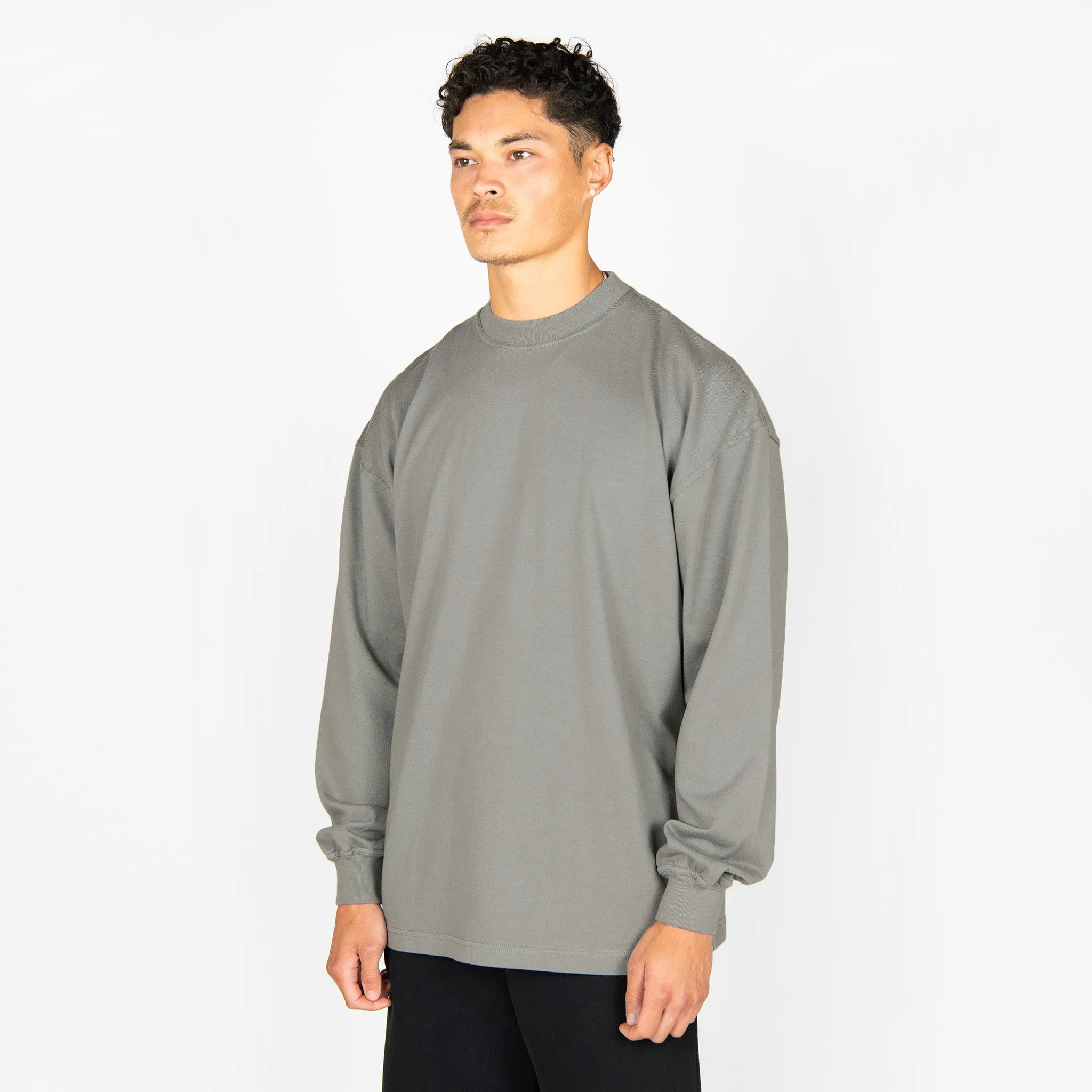 Long Sleeve T-Shirt - Fossil Grey