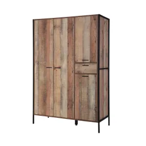 LPD Hoxton 4 Door Wardrobe Distressed