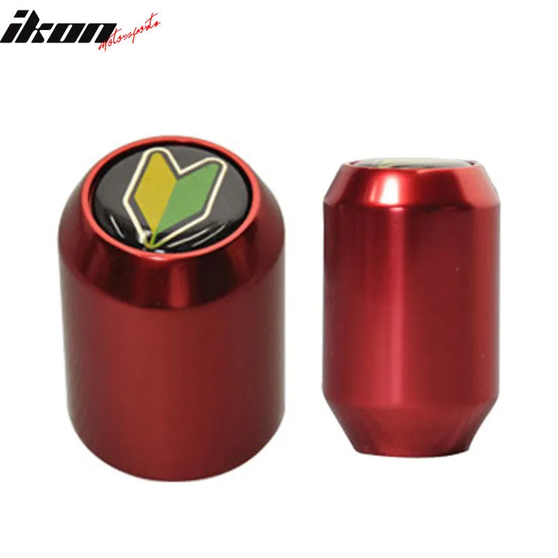 M10 X 1.5 MM Red Brushed 5 SPD Gear Shift Knob Heavy Weighted MT