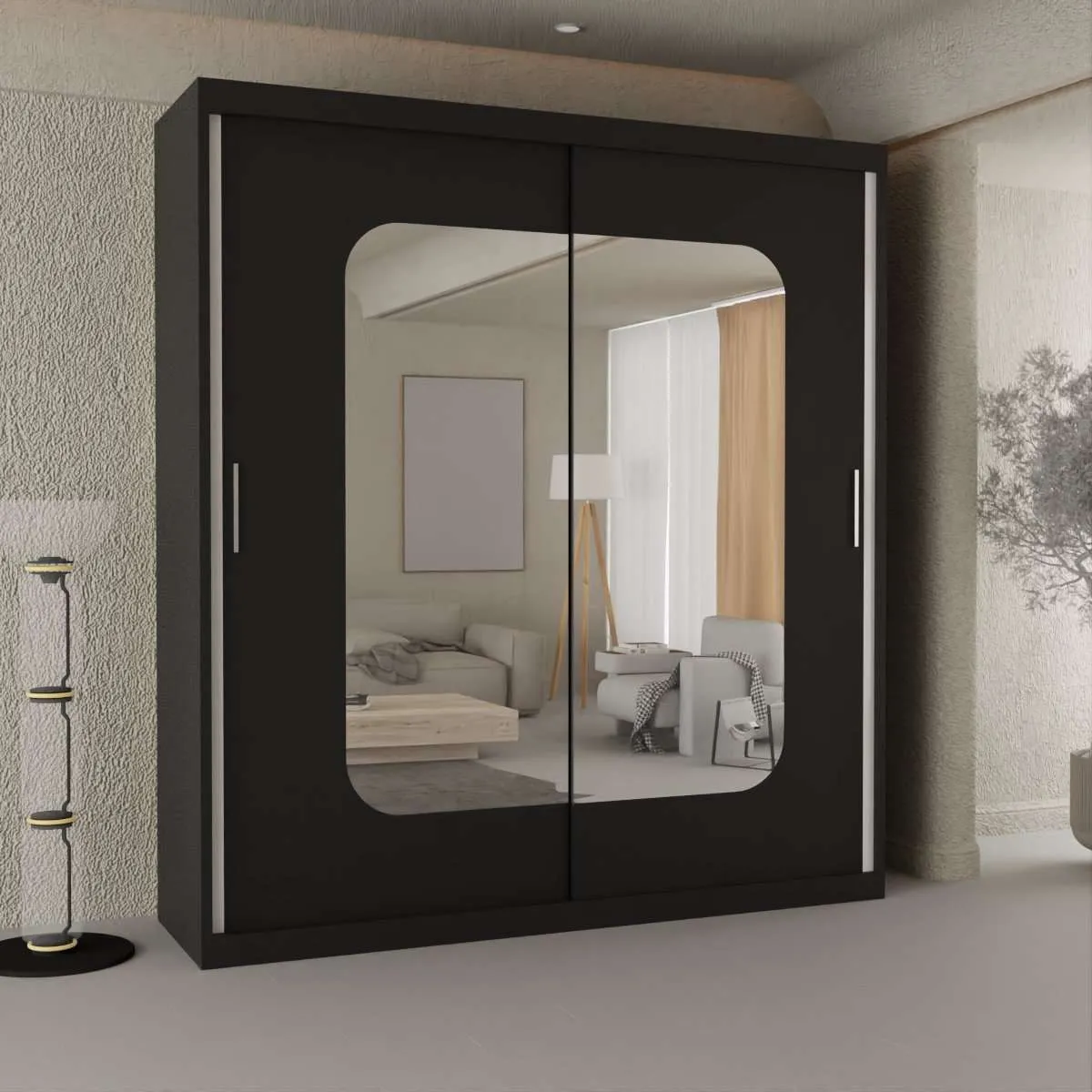 Marika Sliding Door Wardrobe - Elegant and Spacious Storage Solution