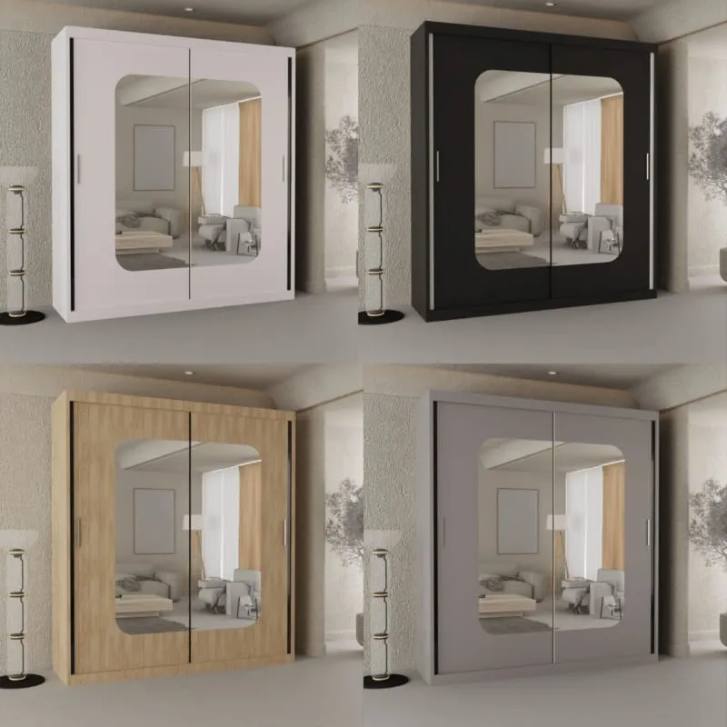 Marika Sliding Door Wardrobe - Elegant and Spacious Storage Solution