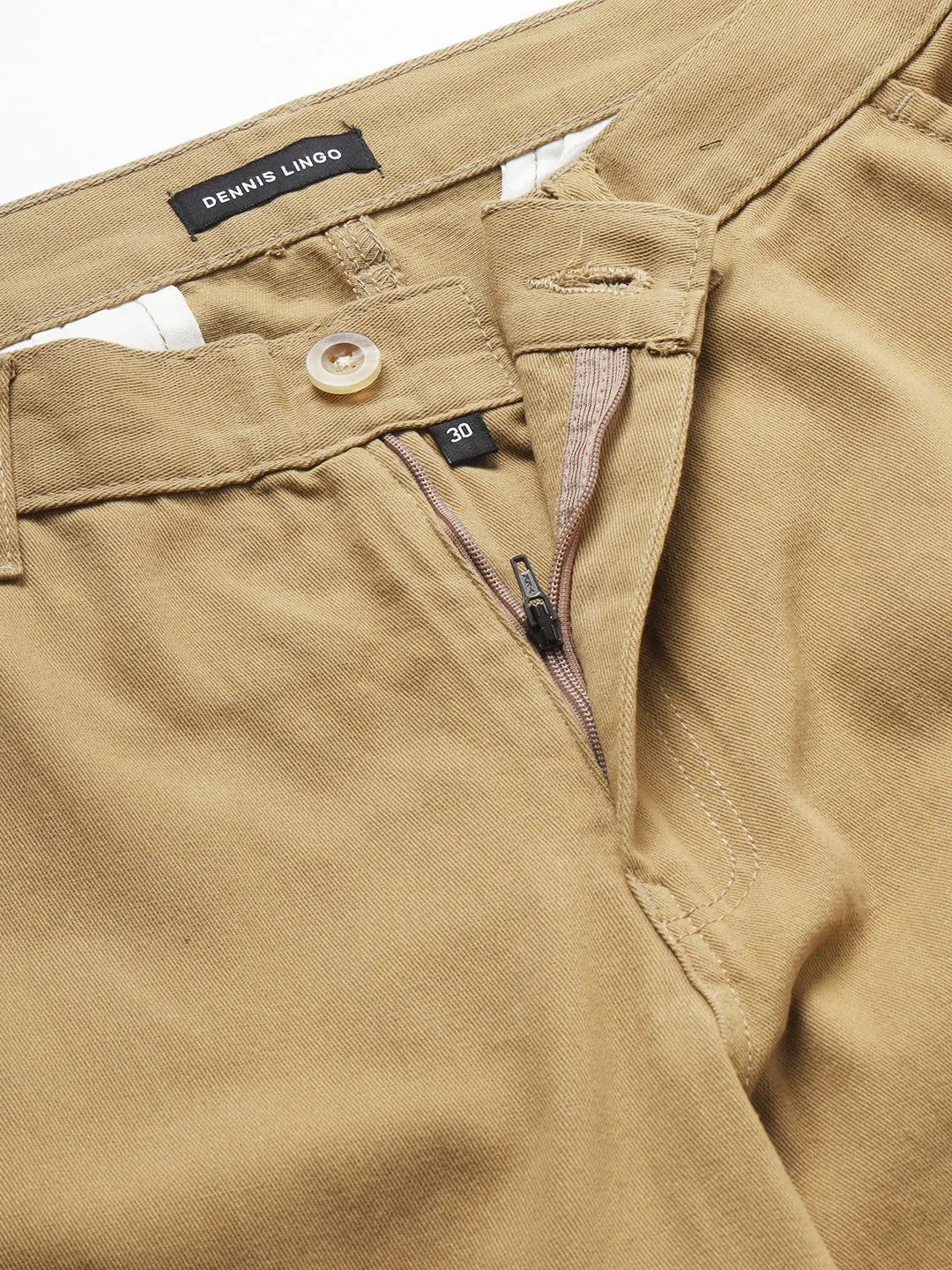 Men's Khaki Solid Cargo Jogger