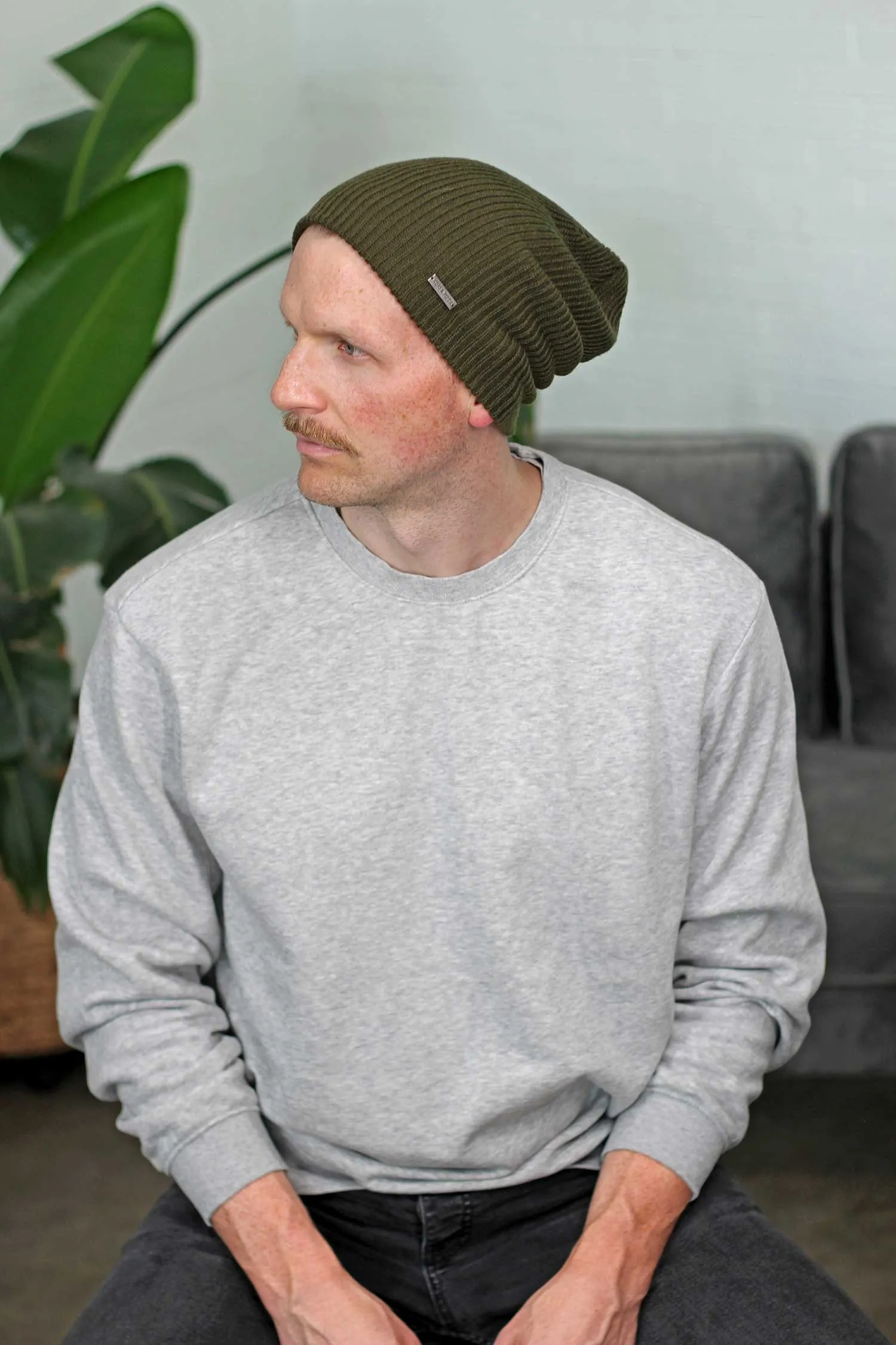 Mens Slouchy Beanie - The Forte