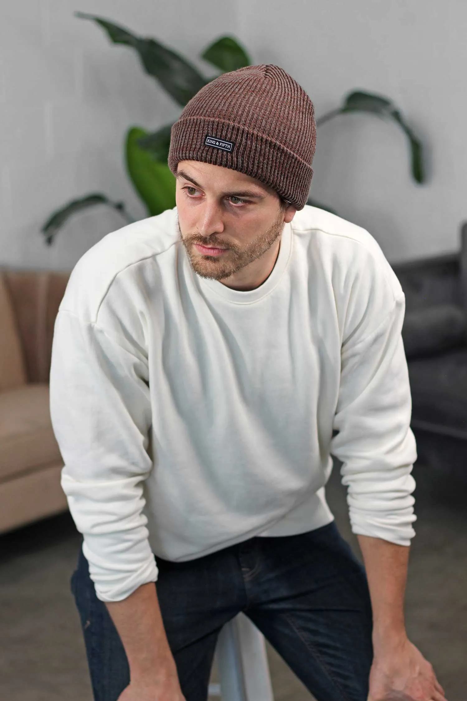 Mens Slouchy Beanie - The Forte